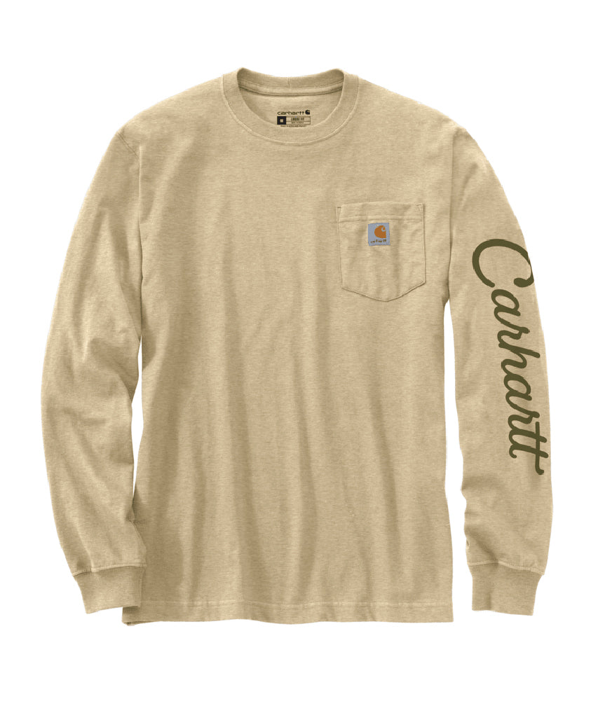 Carhartt Loose Fit Heavyweight Long-Sleeve Pocket Duck Graphic T-Shirt