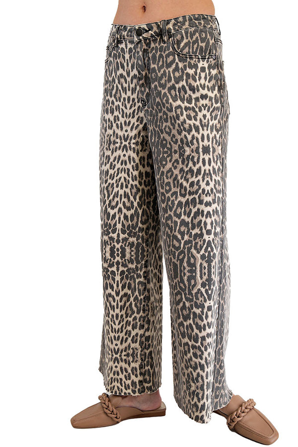 Easel Pant Leopard