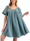 Easel Dress Mineral Wash