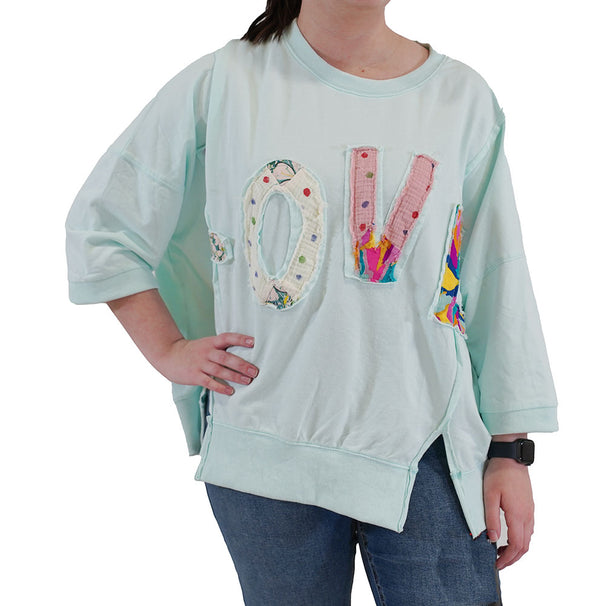 Easel Love Top