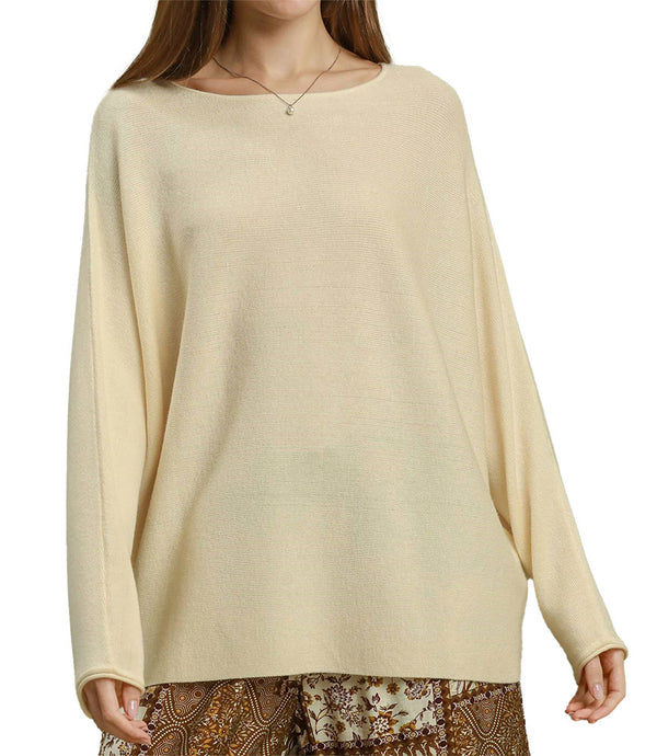 Umgee USA Solid Knit Sweater Top