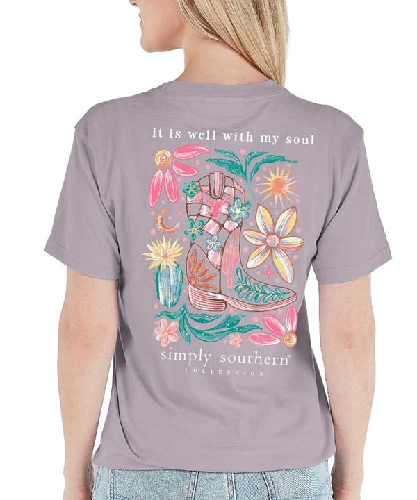 Simply Southern Western Boot Soul T-Shirt