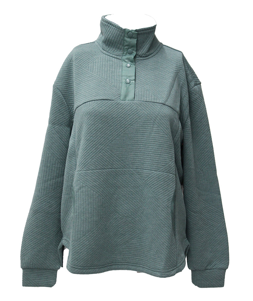 Stillwater Supply Co. Leonia Quilted 1/4 Snap Pullover