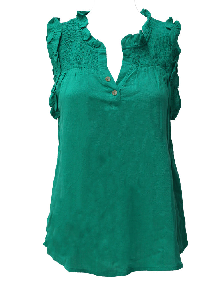 Blu Pepper Ruffle Top