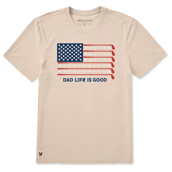 Life Is Good Men's Dad Life is Good Golf Flag T-Shirt