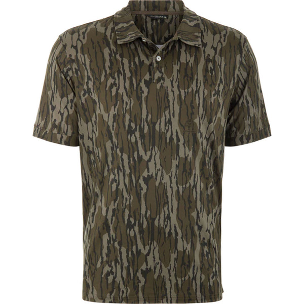 Drake Men's Camo Performance Polo Shirt