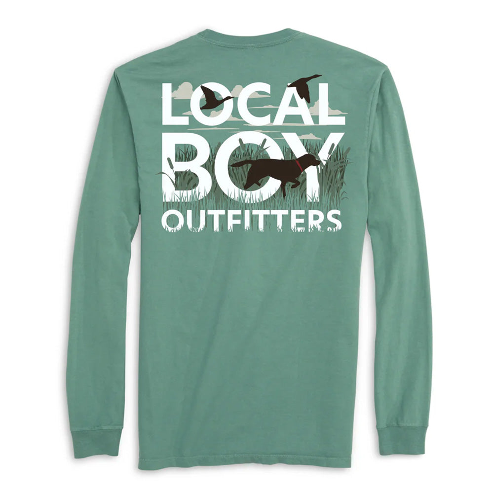Local Boy Outfitters Text and Tail Long Sleeve T-Shirt