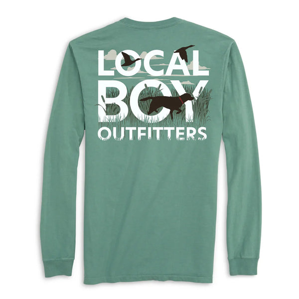 Local Boy Outfitters Text and Tail Long Sleeve T-Shirt