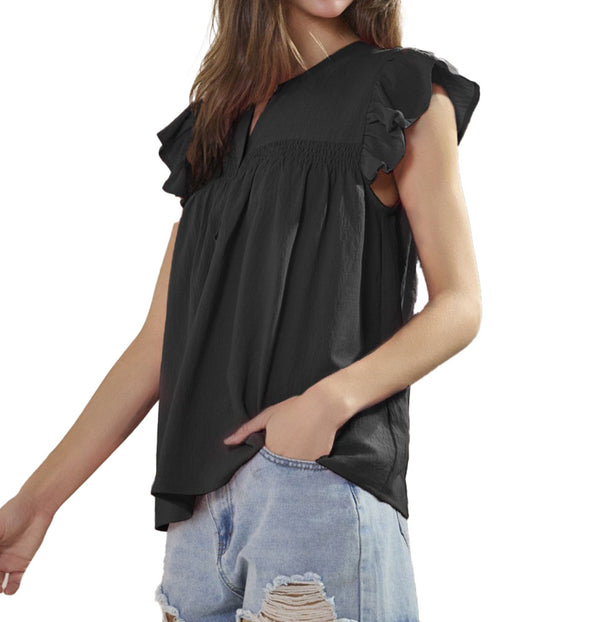 Oddi Ruffle Top