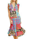 Umgee USA Dress Floral Maxi