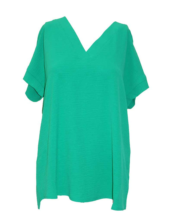 ZENANA V-Neck Airflow Tunic