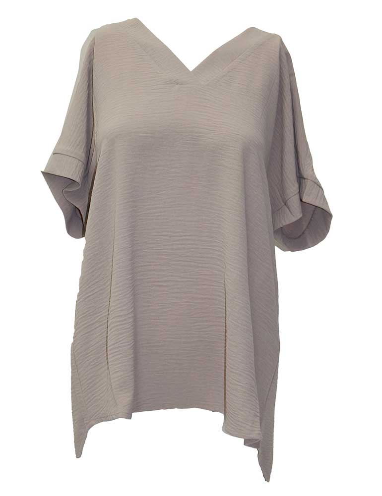ZENANA V-Neck Airflow Tunic