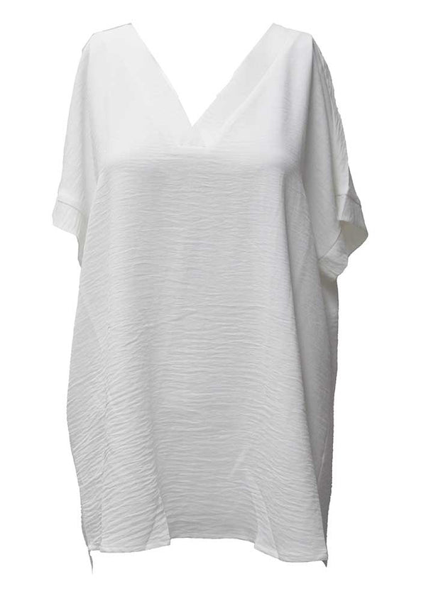ZENANA V-Neck Airflow Tunic