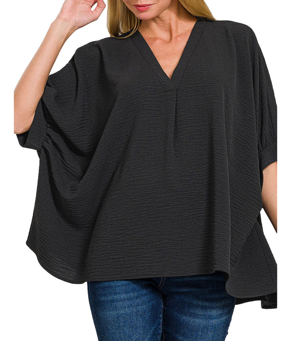 ZENANA V-Neck Dolman Airflow
