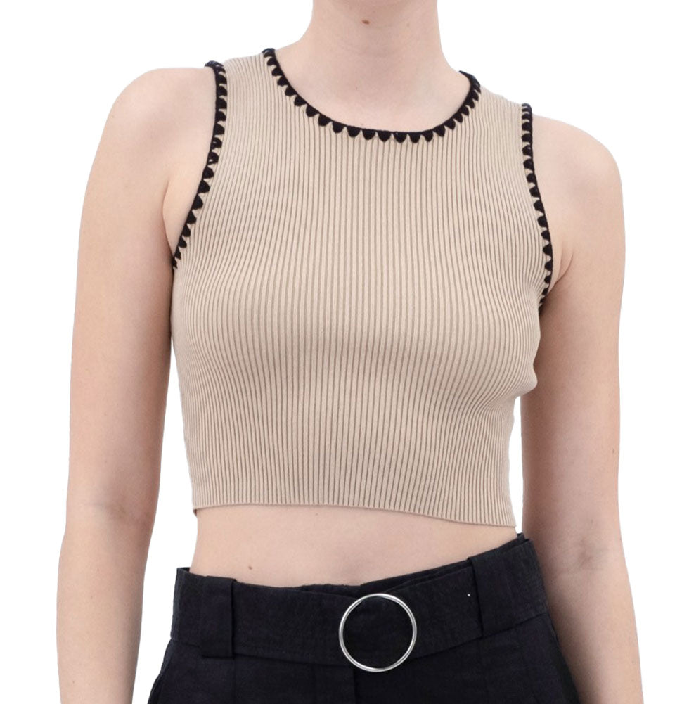 Blu Pepper Ribbed Tank