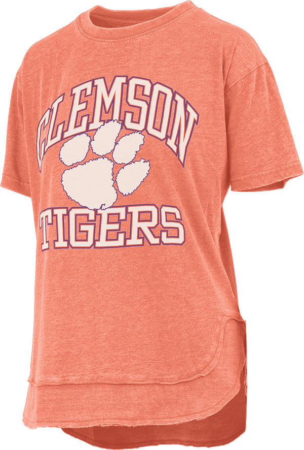 Pressbox Clemson Tigers Wayne Vintage Wash T-Shirt