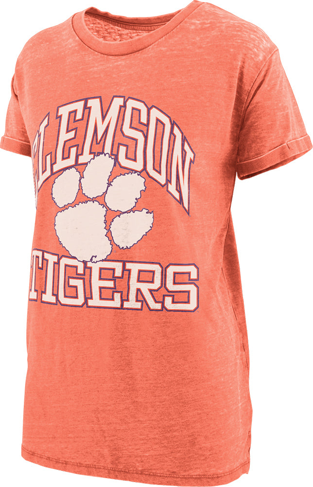 Pressbox Clemson Tigers Wayne Vintage Short Sleeve T-Shirt