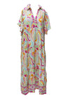Umgee USA Boho Swirl Print Midi Dress