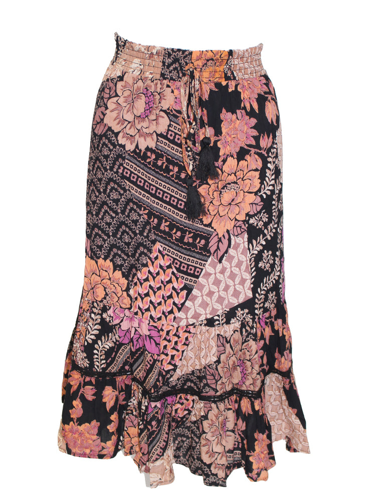 Lola P Printed Skirt