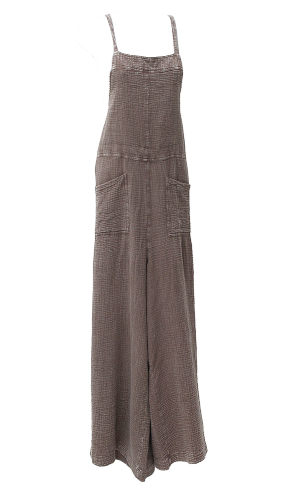Easel Washed Cotton Jumpsuit