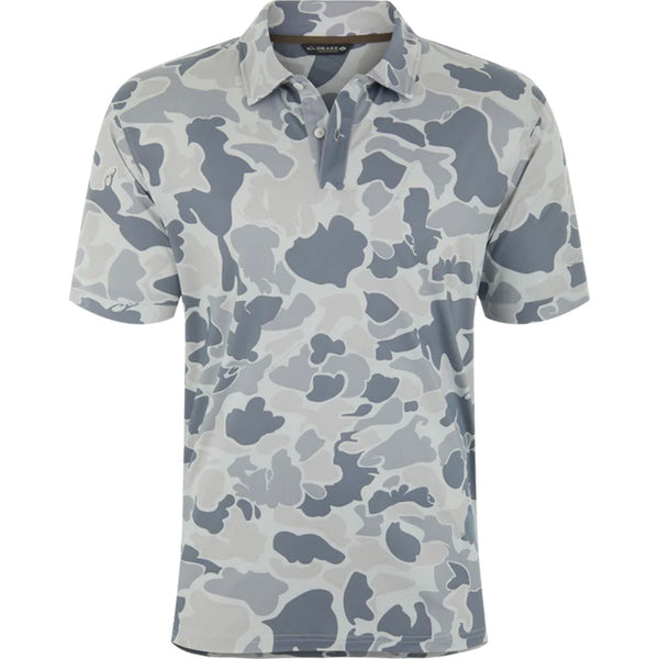 Drake Men's Camo Performance Polo Shirt