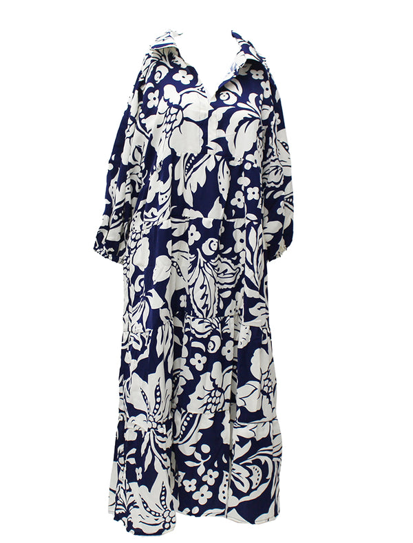 Umgee USA Floral Print Midi Dress