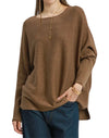 Umgee USA Solid Knit Sweater Top