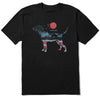 Life Is Good Men's BBQ USA Dogscape Crusher-LITE T-Shirt