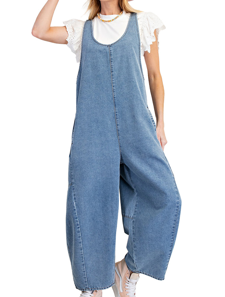 Easel Romper Barrel Leg