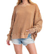 Easel Mineral Washed Thermal Pullover