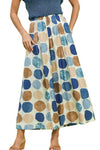 Umgee USA Dot Print Wide Leg Pants