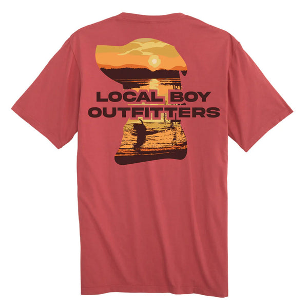 Local Boy Outfitters Men's Lab and Lake T-Shirt