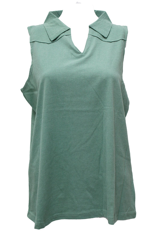 Canyon Guide Ladies Dottie Western Sleeveless Popover