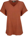 Stillwater Supply Co. Rome V-Neck Rib Top
