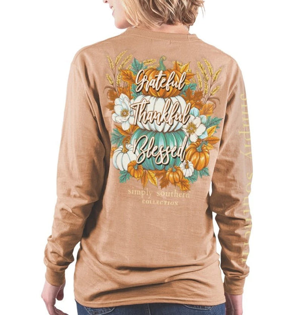 Simply Southern Thankful Long Sleeve T-Shirt