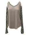 Umgee USA Mix Print Leopard Top