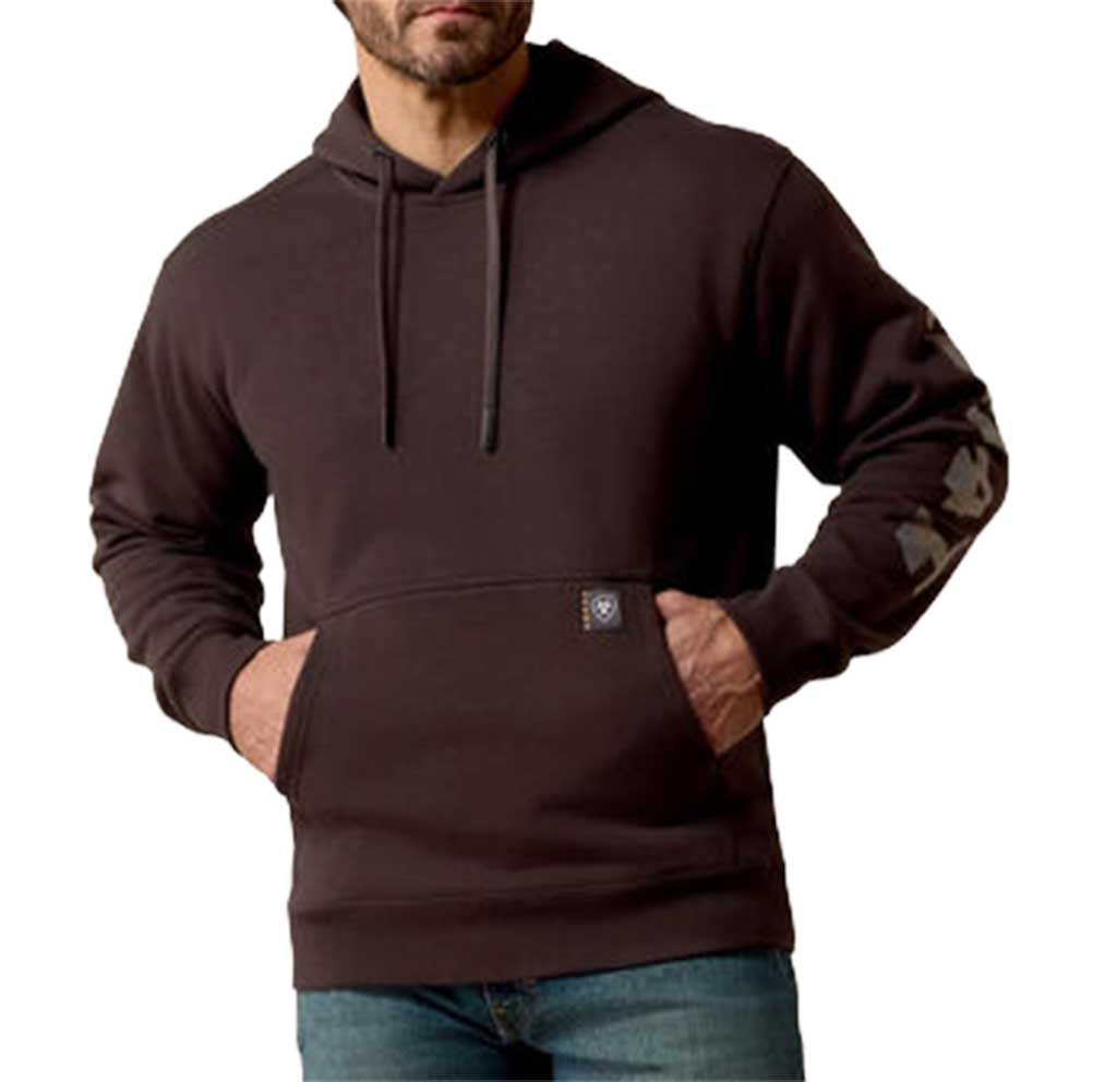 Ariat Men's Rebar Lightweight Logo Hoodie