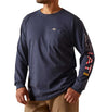 Ariat Men's Rebar Cotton Strong Standard Logo Pocket T-Shirt