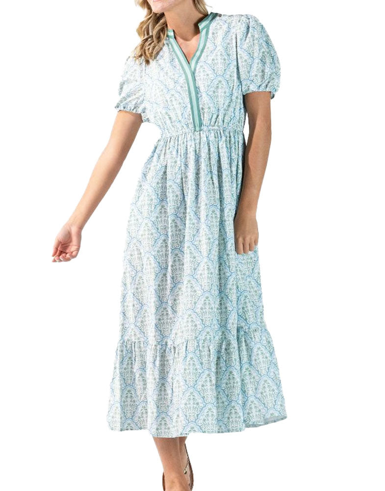 Simply Southern Prim Y-Neck Dress