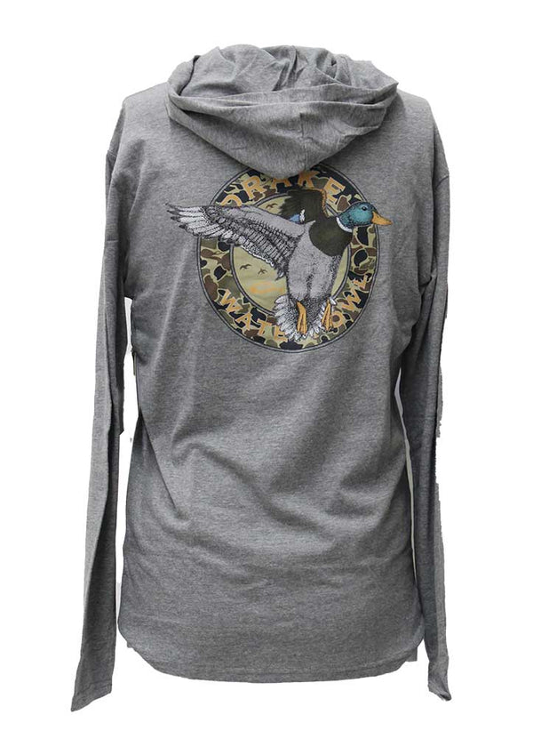 Drake Circle Mallard Long Sleeve Graphic Hoodie T-Shirt