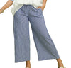Umgee USA Linen Blend Striped Wide Leg Pants