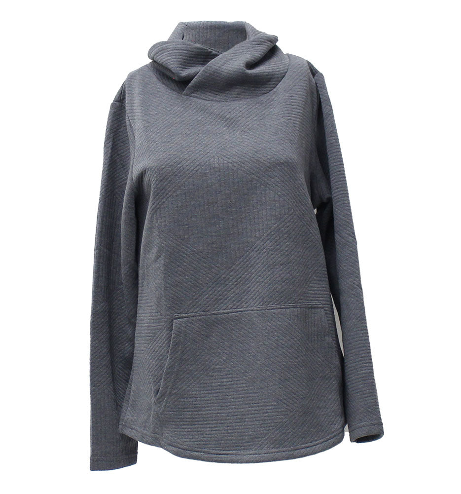 Stillwater Supply Co. Ladies Ruby Quilted Crossover Cowl Pullover