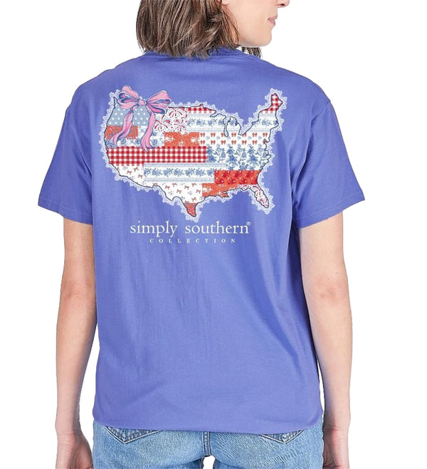 Simply Southern USA Patch T-Shirt