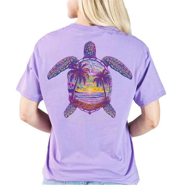 Simply Southern Sunset Turtle T-Shirt