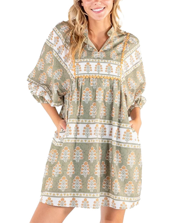 Simply Southern Women's Maeve Scallop Mini Dress