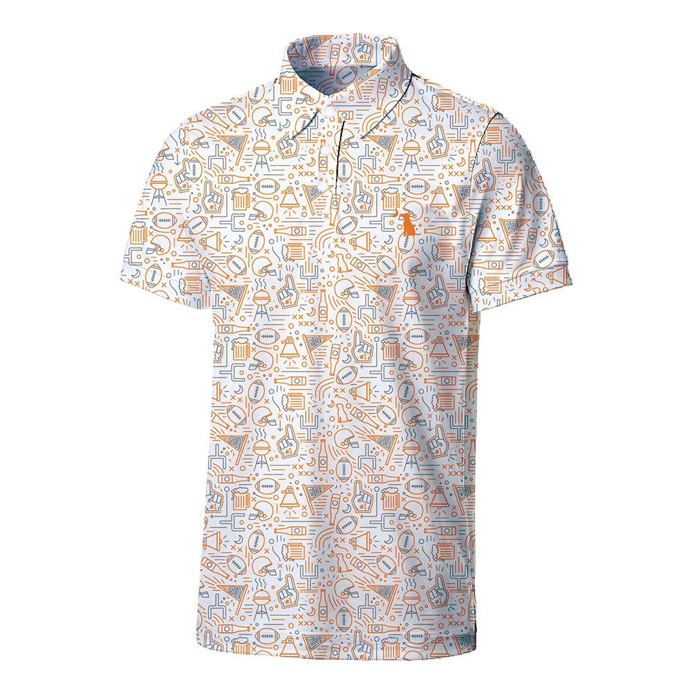 Local Boy Outfitters Collegiate Game Day Dirty Myrtle Polo