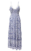 Angie Clothing Smocked Spaghetti Strap Maxi Dress