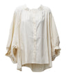 Lime 'N' Chili Pin Stripe Ruffle Blouse