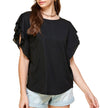 Lime 'N' Chili Ruffle Cap Sleeve Top