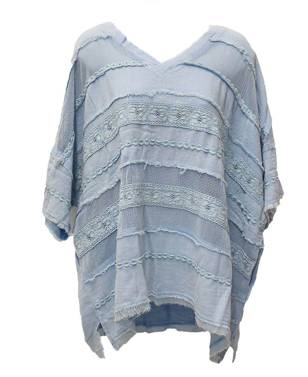 Oli & Hali V-Neck Lace Tunic